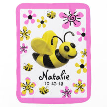 Gaffez la douche de bébé d'abeille