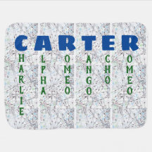 Garçon nommé fait sur commande d'alphabet