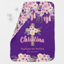 Godgirl Floral Boho Girls BAPTISM CHRISTENING