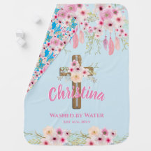 Godgirl Floral Boho Girls BAPTISM CHRISTENING