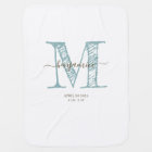 Monogram Garçon Nursery Couverture bébé