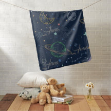 [Nom customisé] Galaxy Space Child Care 