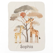 Safari mignon avec Giraffes Boho