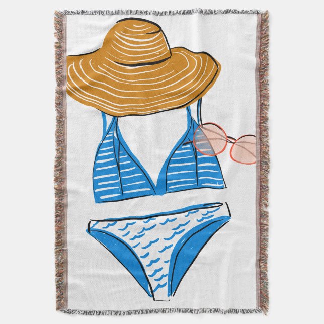 Couverture Profitez du soleil - maillot de bain bleu (devant Vertical)