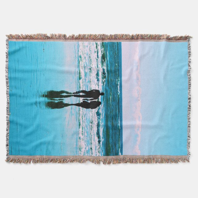 Couverture Promenade romantique sur la plage Blanket (Devant)