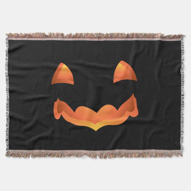 Couverture Pumkin Blanket Amusant Halloween Jetez des couvert (Devant)