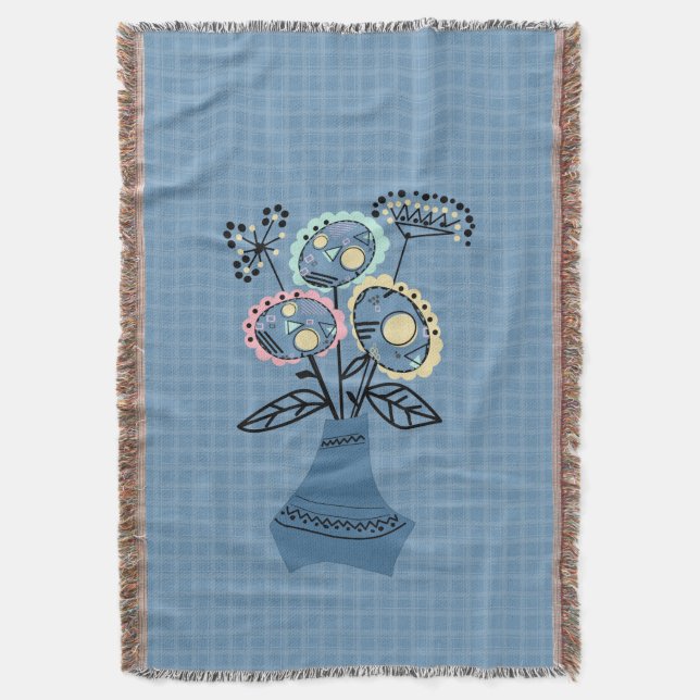 Couverture Quilling, fleurs dans le vase (devant Vertical)