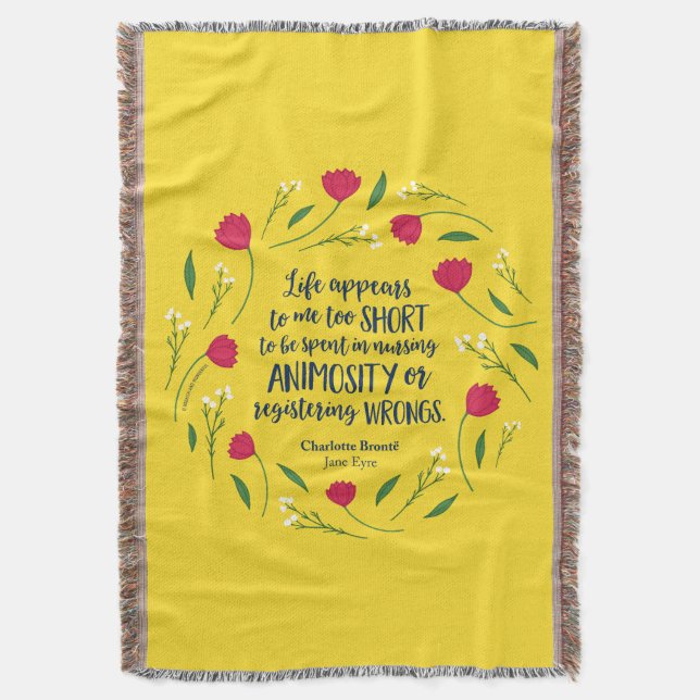 Couverture Quota de Charlotte Bronte Jane Eyre Floral Life Bo (devant Vertical)