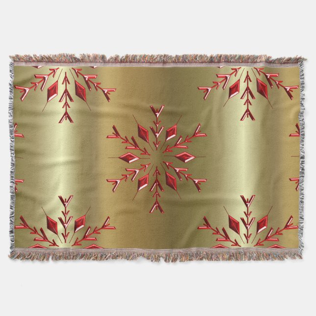 Couverture Red Christmas Stars on Gold (Devant)