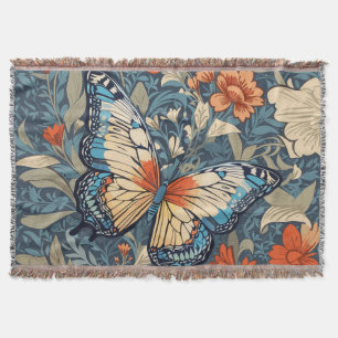 Couverture Regal Butterfly Amidst William Morris Floral