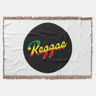 Couverture Reggae Musique avec couleurs du drapeau reggae