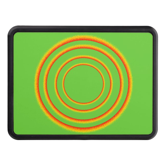 Couverture Remorque D'attelage Couvercle de fixation - Cercles de feu concentrés (Devant)