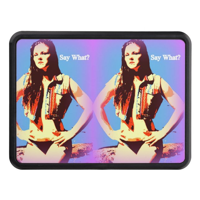 Couverture Remorque D'attelage dire quelle couverture de remorque bikini girl (Devant)