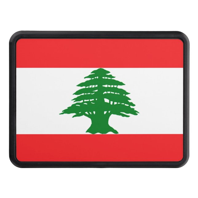 Couverture Remorque D'attelage Drapeau du Liban pour Hitch (Devant)