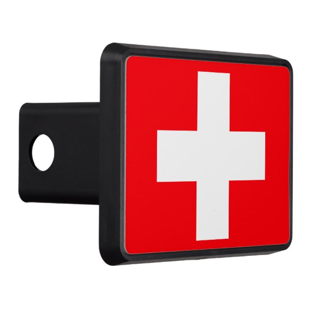 Couverture Remorque D'attelage Drapeau suisse (Droite)