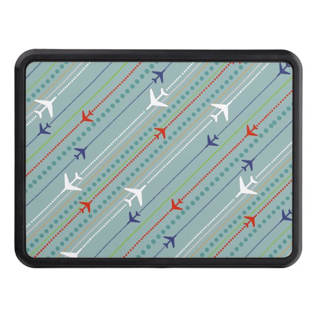 Couverture Remorque D'attelage Hitch Motif d'avion rétro (Devant)