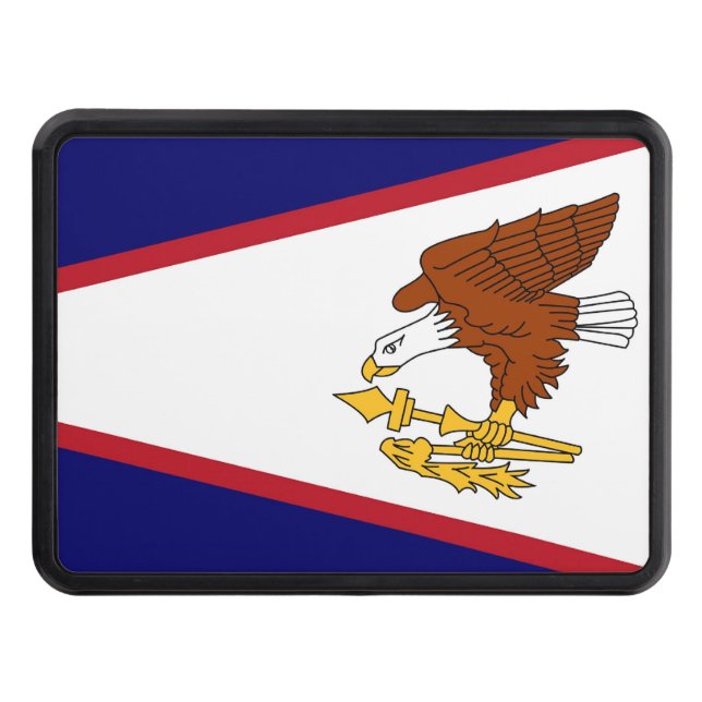 Couverture Remorque D'attelage Housse hittique patriotique avec Drapeau des Samoa (Devant)