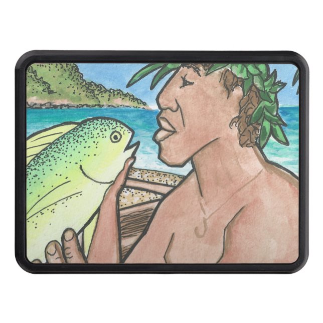 Couverture Remorque D'attelage Pêcheur hawaïen prospère (Devant)