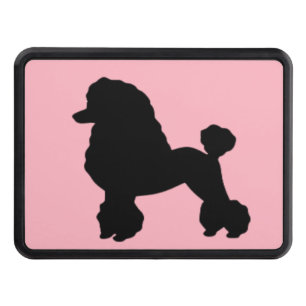 Couverture Remorque D'attelage Pink Poodle Skirer Trailer Hitch Cover