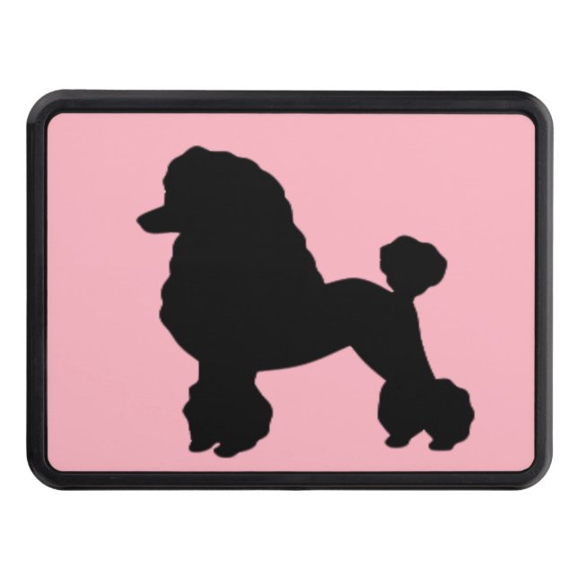 Couverture Remorque D'attelage Pink Poodle Skirer Trailer Hitch Cover (Devant)