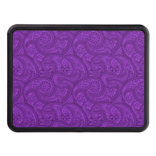Couverture Remorque D'attelage Purple Paisley (Devant)