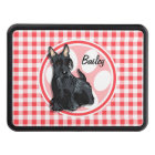 Schnauzer ; En vichy rouge et blanc