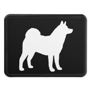 Couverture Remorque D'attelage Silhouette d'Akita