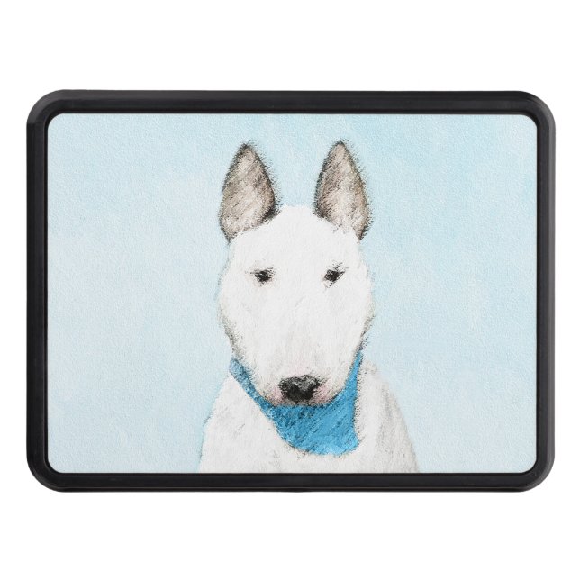 Couverture Remorque D'attelage Taureau Terrier - Cute Original Chien Art (Devant)