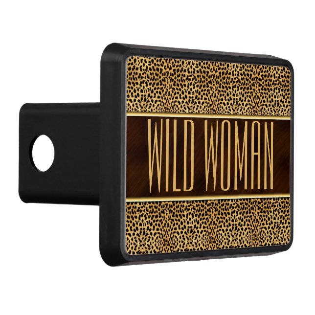 Couverture Remorque D'attelage Wild Woman Cheetah Imprimer (Droite)