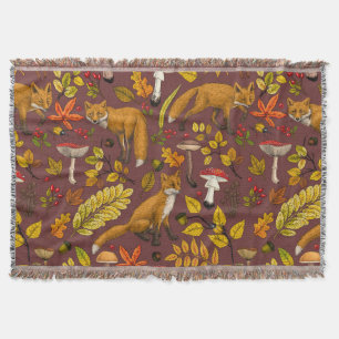 Couverture Renards d'automne sur chocolat brun