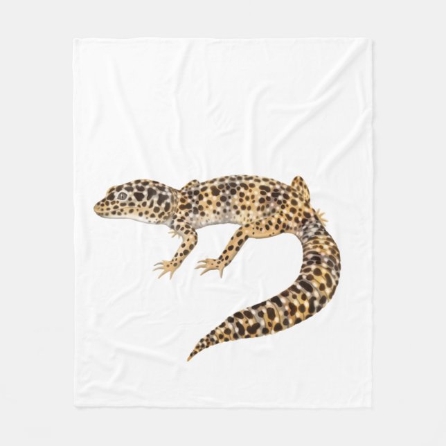 Couverture repérée d'ouatine de Gecko de léopard (Devant)