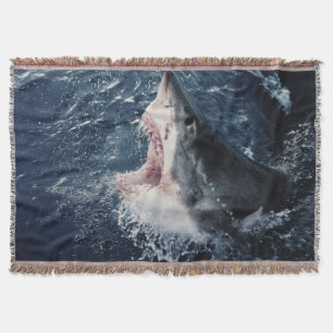 Couverture Requin élevé bouche ouverte