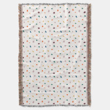 Retro Erathy Terrazzo Imprimer Cosy Jetée Blanche
