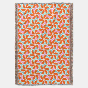 Couverture Rétro motif orange de cale