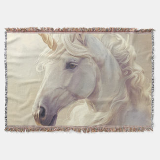 Couverture Revêtement de sol avec Unicorn Sparkle blanc