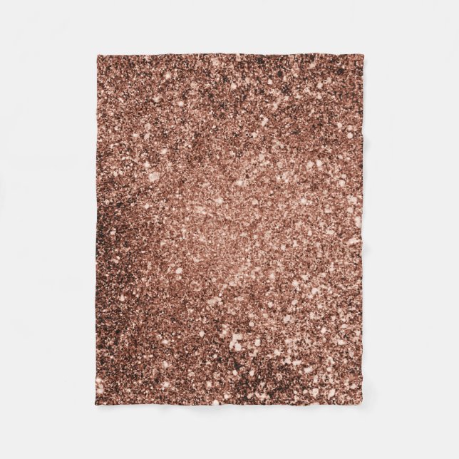 Couverture rose de parties scintillantes d'or (Devant)