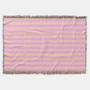 Couverture Rose Géométrique