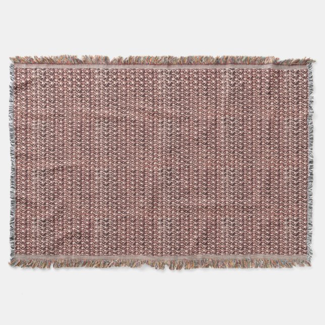 Couverture Rose Gold Chainmail Pink Metal Armor Revêtement mé (Devant)