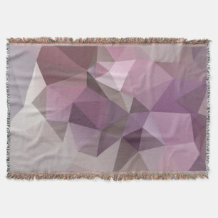 Couverture Rose gris, motif polygone violet.