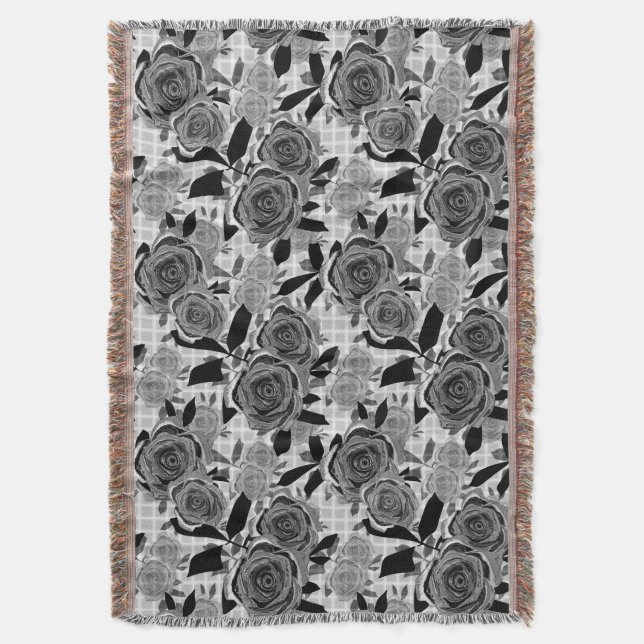 Couverture Roses noirs, rose, noirs et gris (devant Vertical)