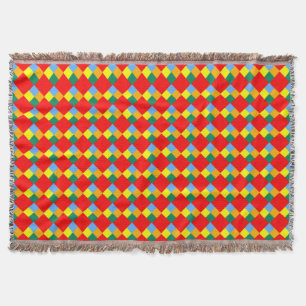 Couverture Rouge orange jaune bleu vert