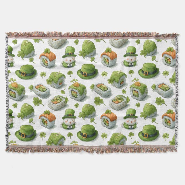Couverture Roulés de sushi de la Saint-Patrick & Trèfle (Devant)