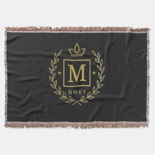 Couverture "Royal NMKY Emblem – Monogram M Crest Design" (Devant)