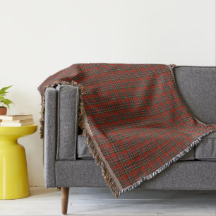 Couverture Royal Stewart Tartan Classic Red Plaid