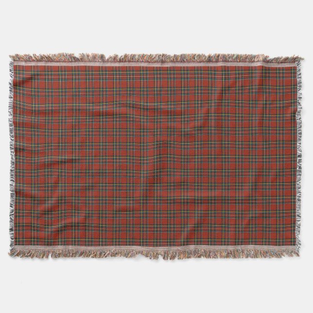 Couverture Royal Stewart Tartan Classic Red Plaid (Devant)