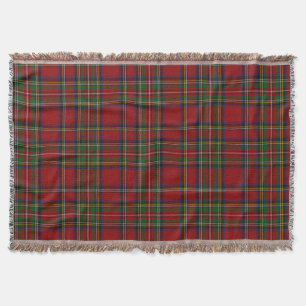 Couverture Royal Stewart Tartan Traditionnel Plaid Noël