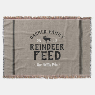 Couverture Sac Monogrammé de céréales fourragères de rennes d