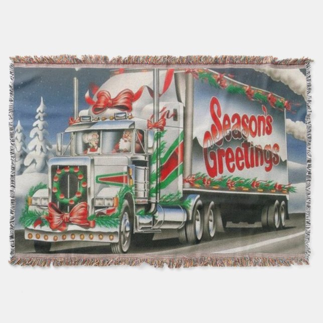 Couverture Saison Greeting Trucking Père Noël (Devant)