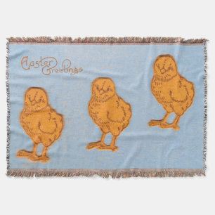 Couverture Salutations de Pâques Chicks Bleu