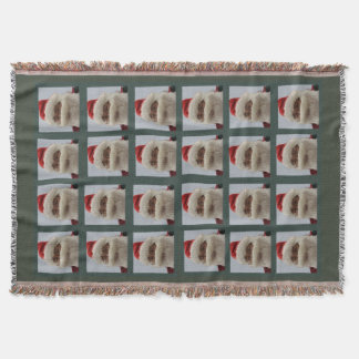 Couverture Santa Sherpa Throw Blanket